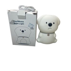 Dog Silicone Tap Type Night Light
